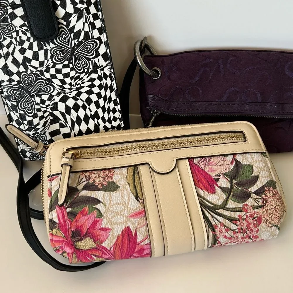 Wallet bundle 3 wallets crossbody